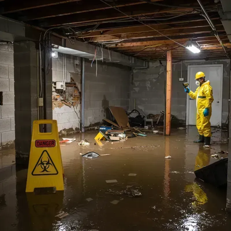 Flooded Basement Electrical Hazard in Mountain Lakes, NJ Property